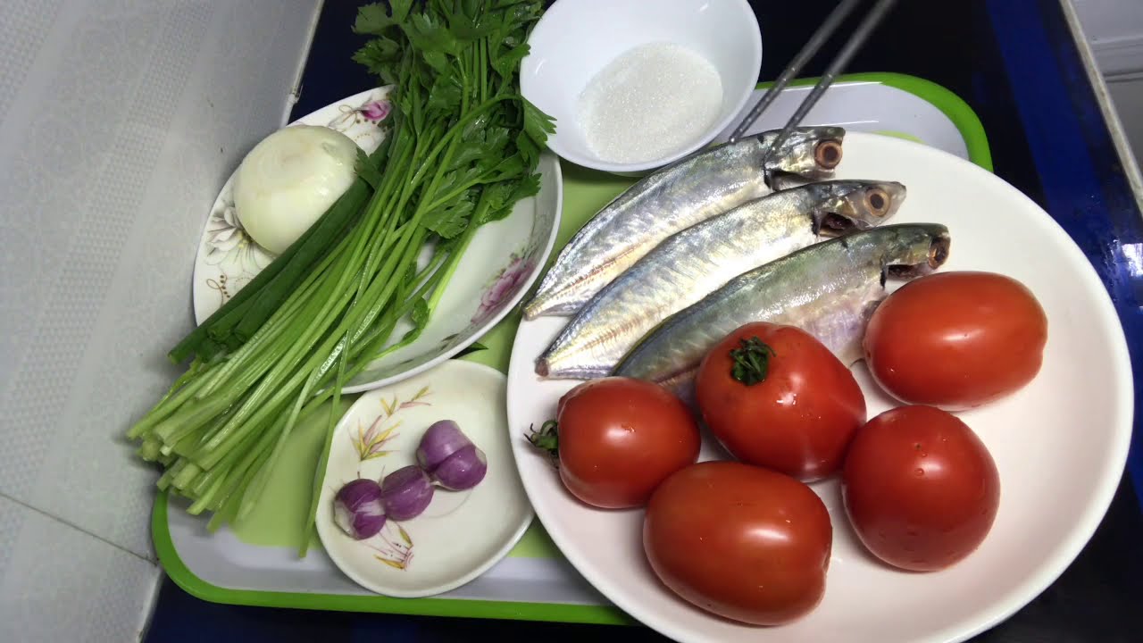 Nguyên liệu cá bạc má nấu ngót