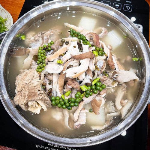 Mới] Cách Làm Bao Tử Hầm Tiêu Xanh Nước Dừa Ngon Mềm