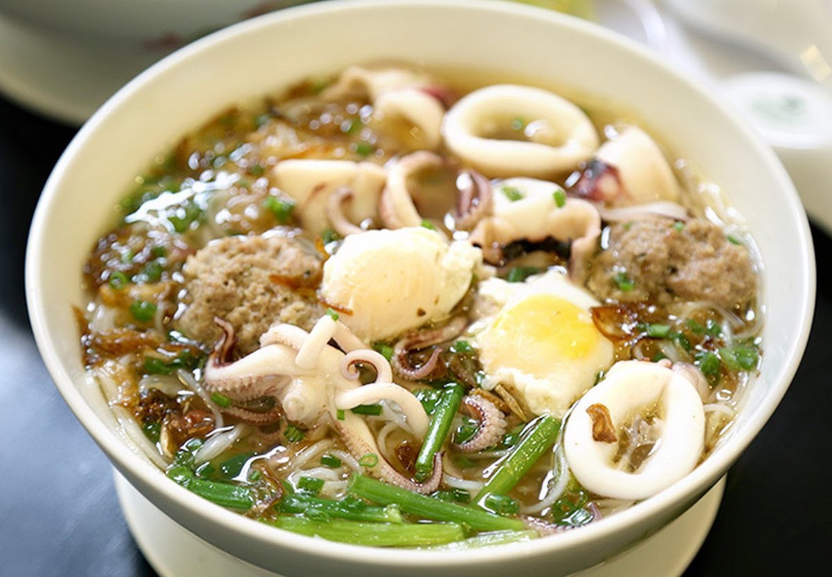 cách nấu hủ tiếu mực