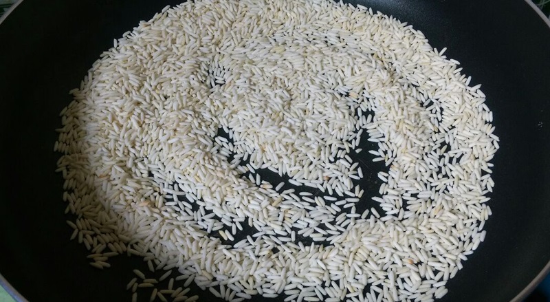 rang gạo nấu cháo lươn