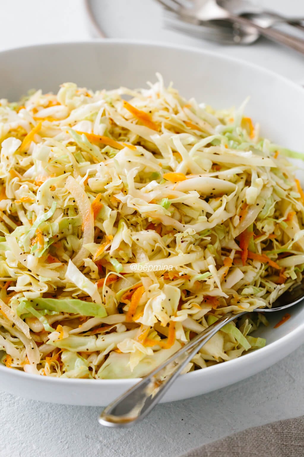 cách làm salad bắp cải trộn giấm