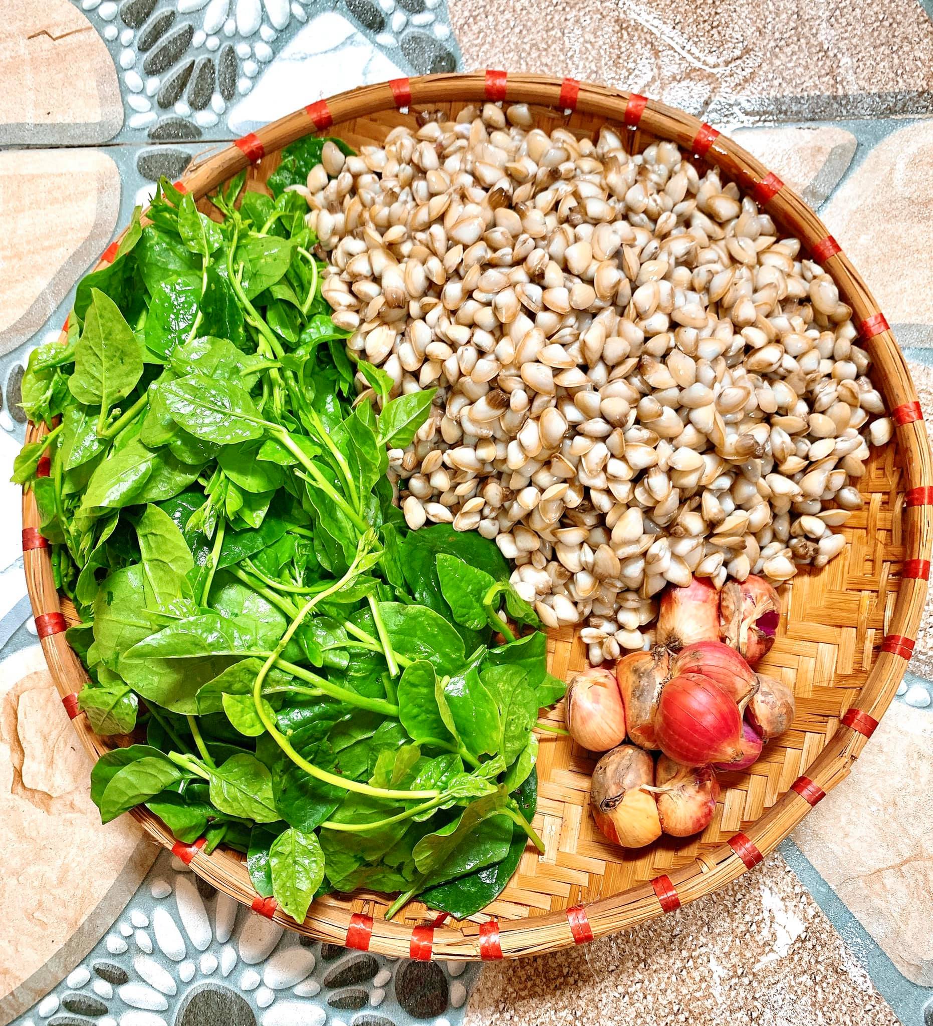 canh mòng tơi nấu don