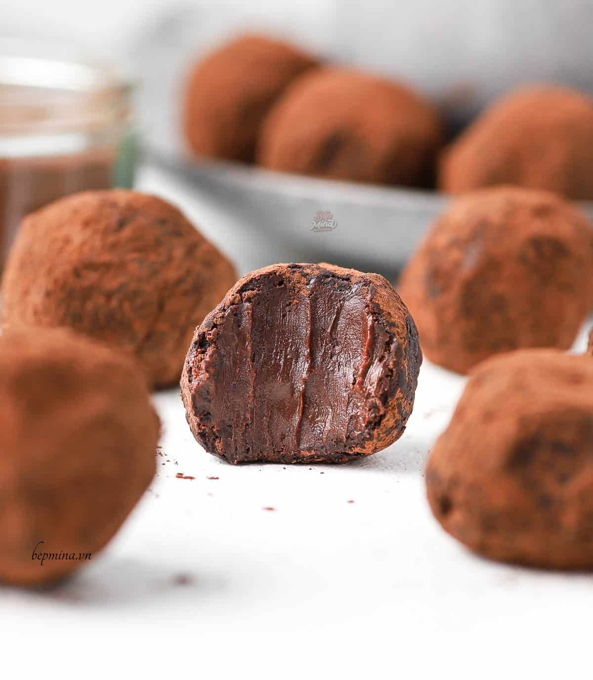 chocolate truffle kiểu Bỉ